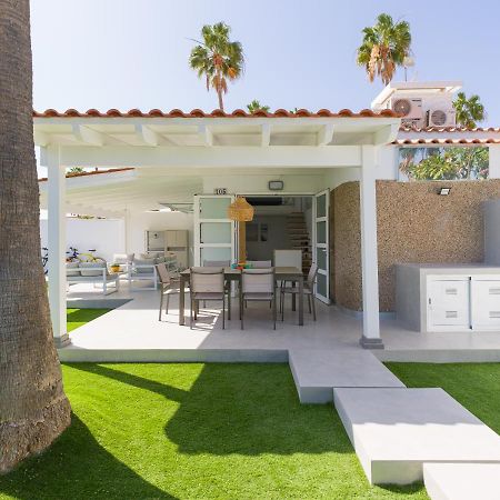 Aquarium Bungalow Private Jacuzzi, 3 Bedrooms, Ac And Bikes Maspalomas  Esterno foto