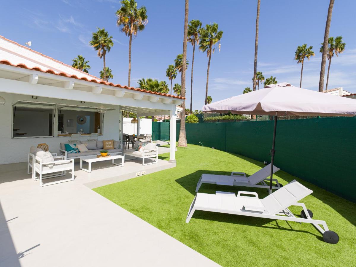 Aquarium Bungalow Private Jacuzzi, 3 Bedrooms, Ac And Bikes Maspalomas  Esterno foto