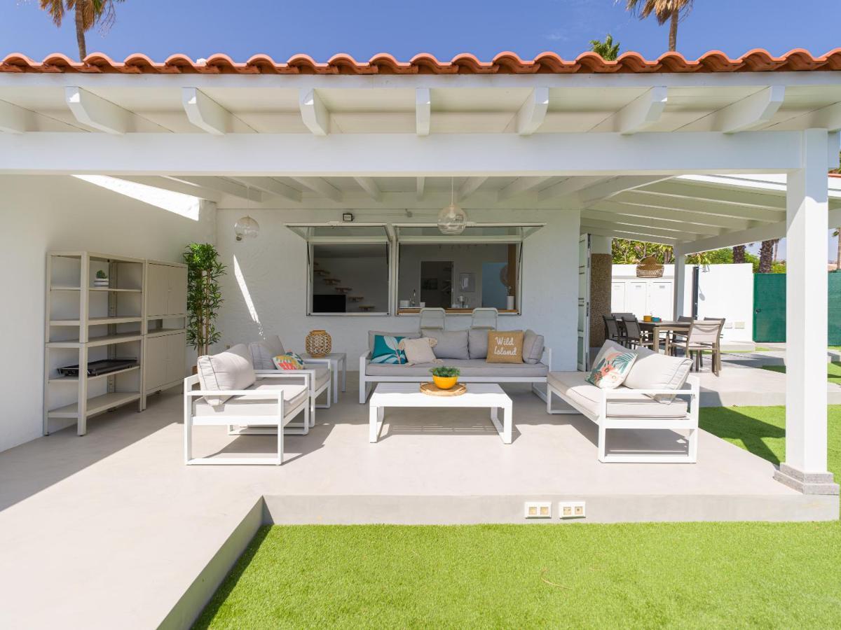 Aquarium Bungalow Private Jacuzzi, 3 Bedrooms, Ac And Bikes Maspalomas  Esterno foto